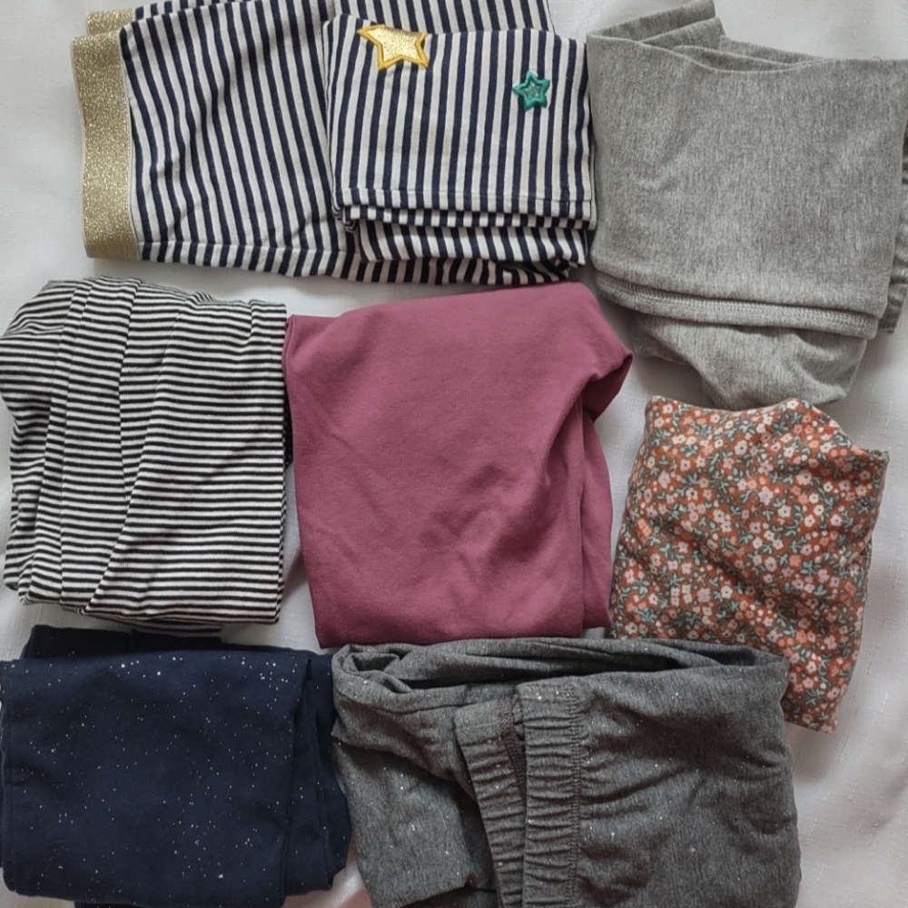 Bundle of 7 leggings Gap Tea Collection Primary Crewcuts